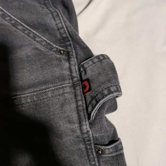 Dovetail Workwear Double Knee Pants Womens Size 8 X 32 Dark Gray Work Wear Denim - Picture 3 of 11